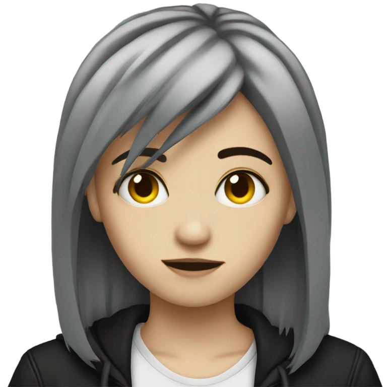 emo girl emoji