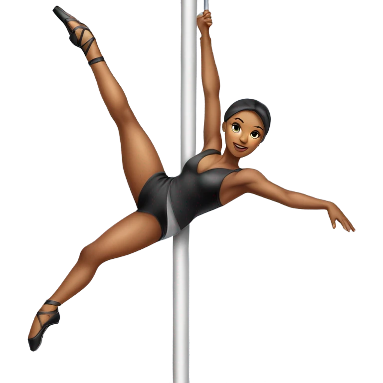Pole dancer girl emoji
