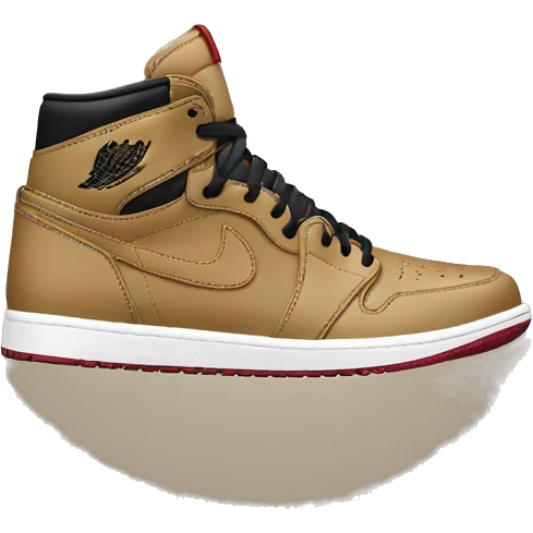 Tan Jordan 1 sneakers emoji