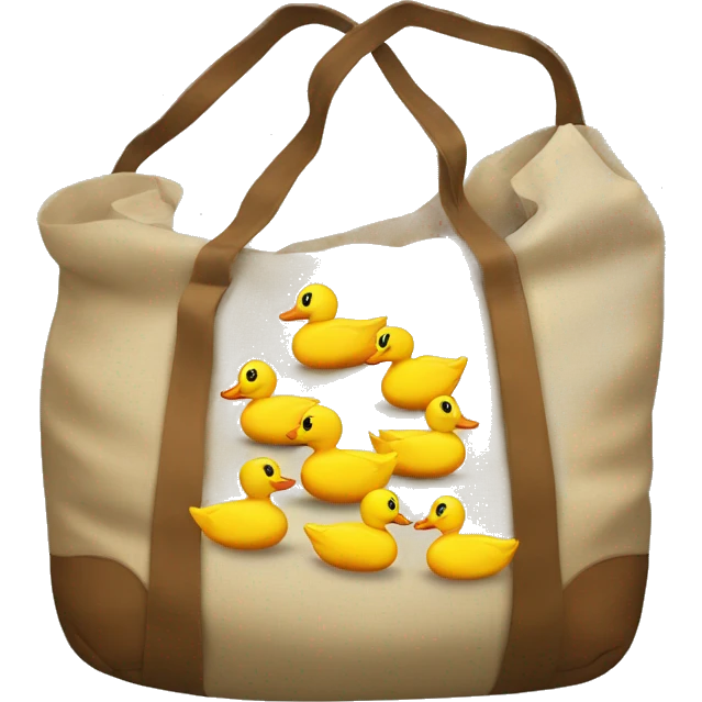 Bag of ducks emoji