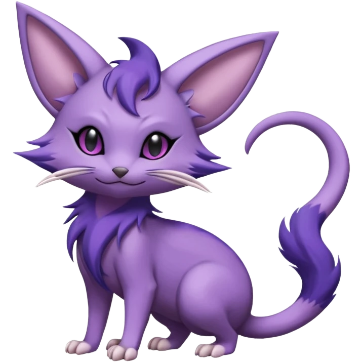 Rattata-Noibat-Espeon-Purrloin-Fakemon-hybrid-creature (full body) emoji