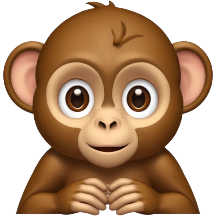 القرد بعين امه غزال emoji
