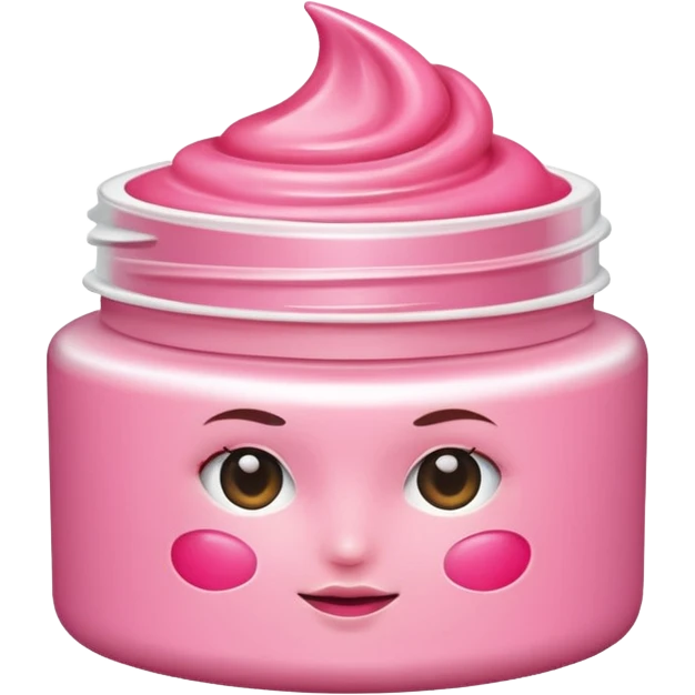 pink face cream  emoji