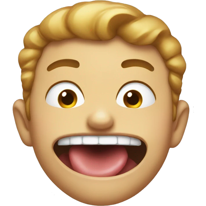 Emoji biting lip emoji