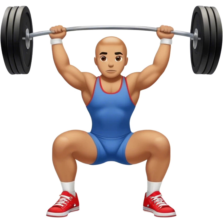 powerlifter converse shoes clean and jerk exercise emoji