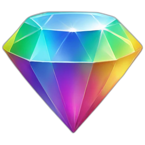Rainbow Diamond emoji
