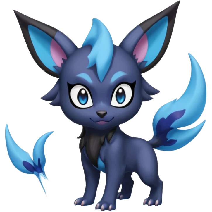 Luxray-Noibat-Absol-Dewott-fusion emoji