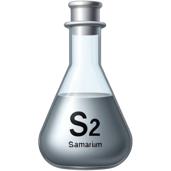 samarium rare earth mineral, silvery metal, chemical element Sm, atomic number 62 emoji
