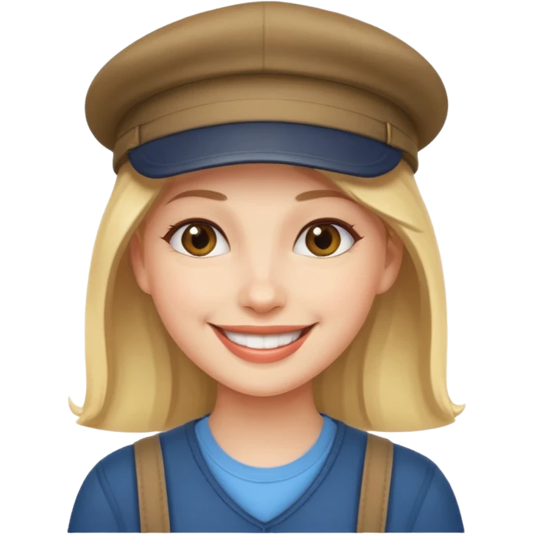 woman with cap emoji