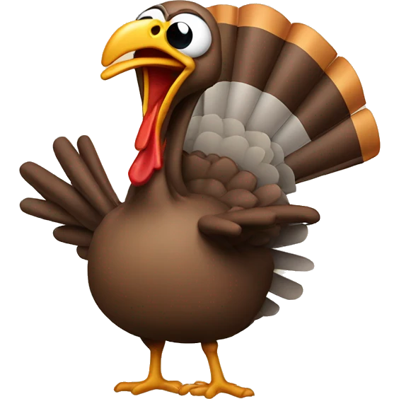 turkey dabbing emoji
