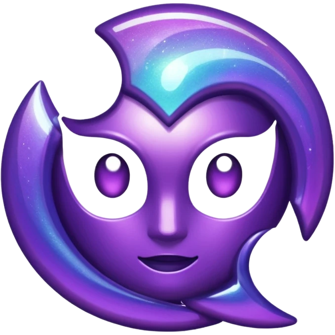 glitter purple marvel emoji