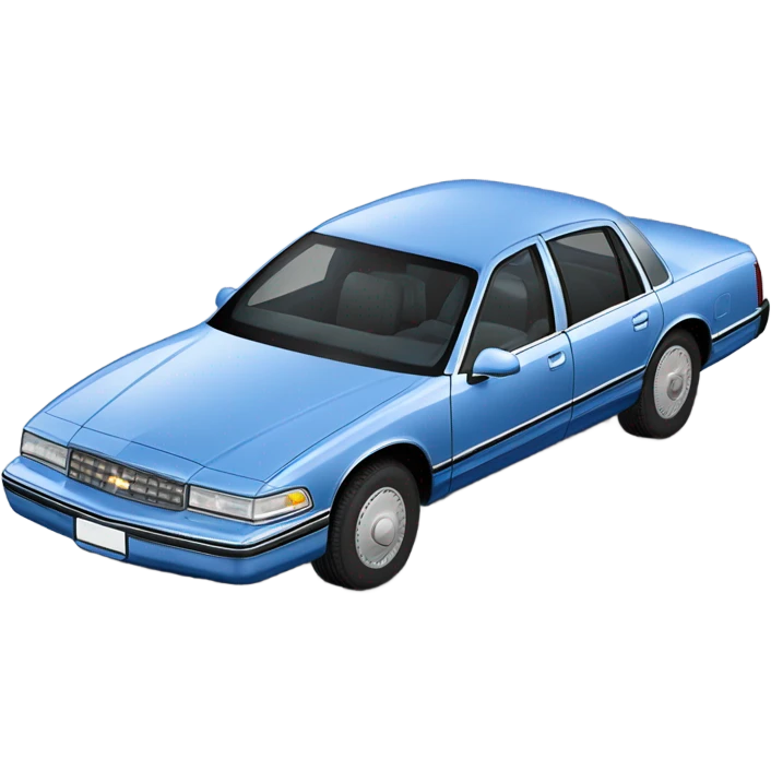 chevrolet caprice classic 1993 sedan blue emoji