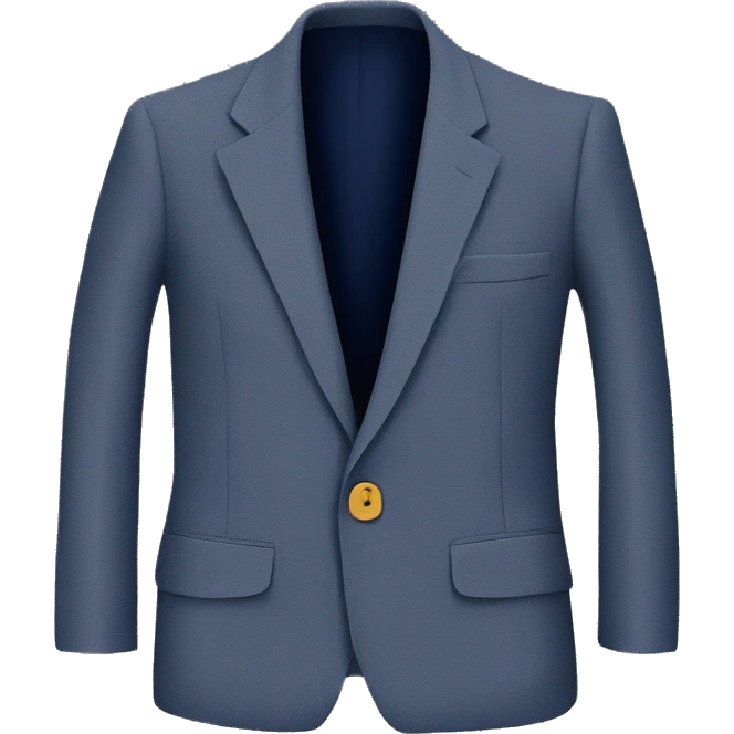 hopsack navy Blazer  emoji