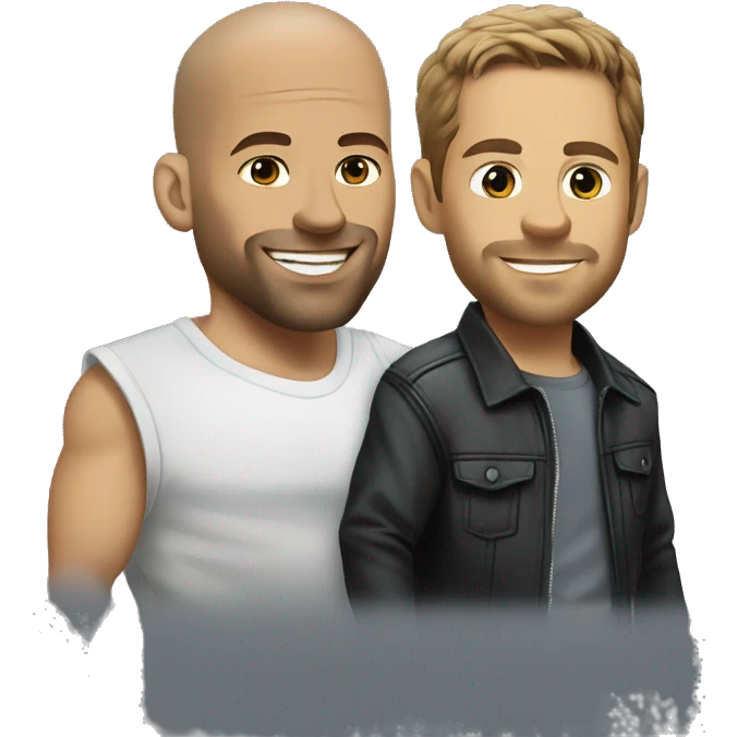 Fast & Furious dominic toretto and paul walker emoji