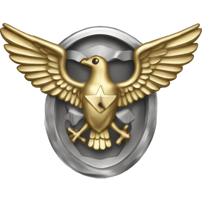 Silver Colonel insignia emoji