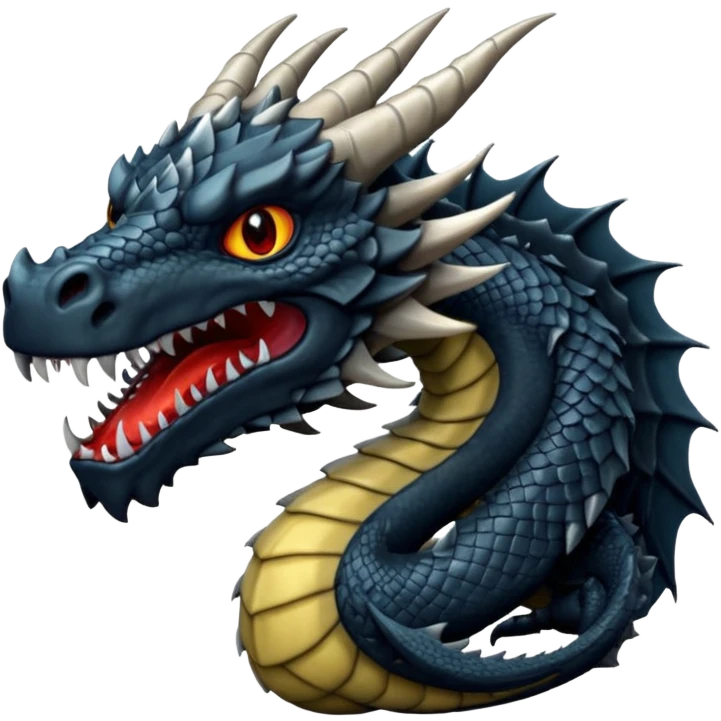 Black dragon emoji