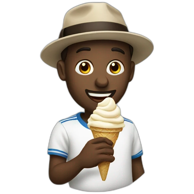jew eating ice cream emoji