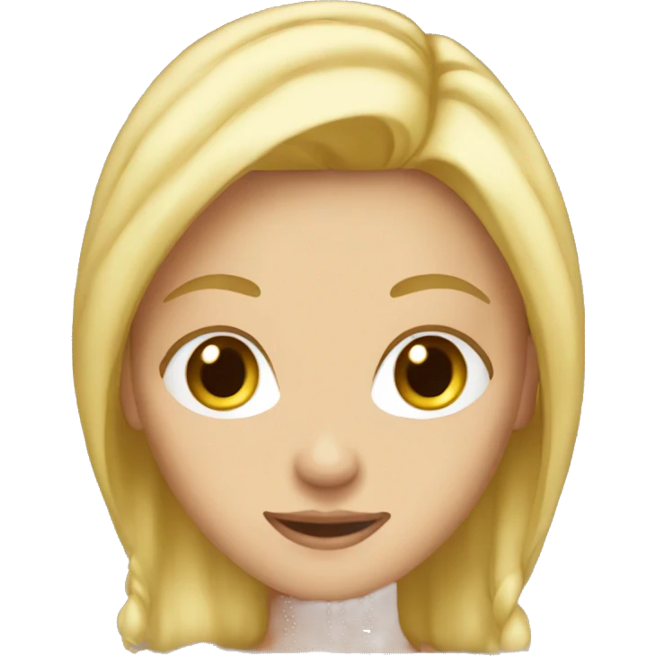 Blonde girl emoji