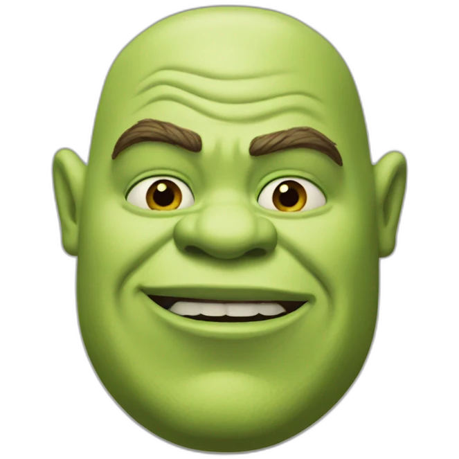 white-shrek emoji