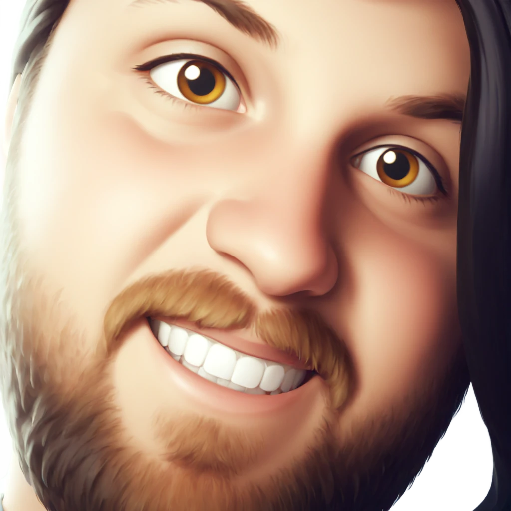 smiling boy with beard emoji