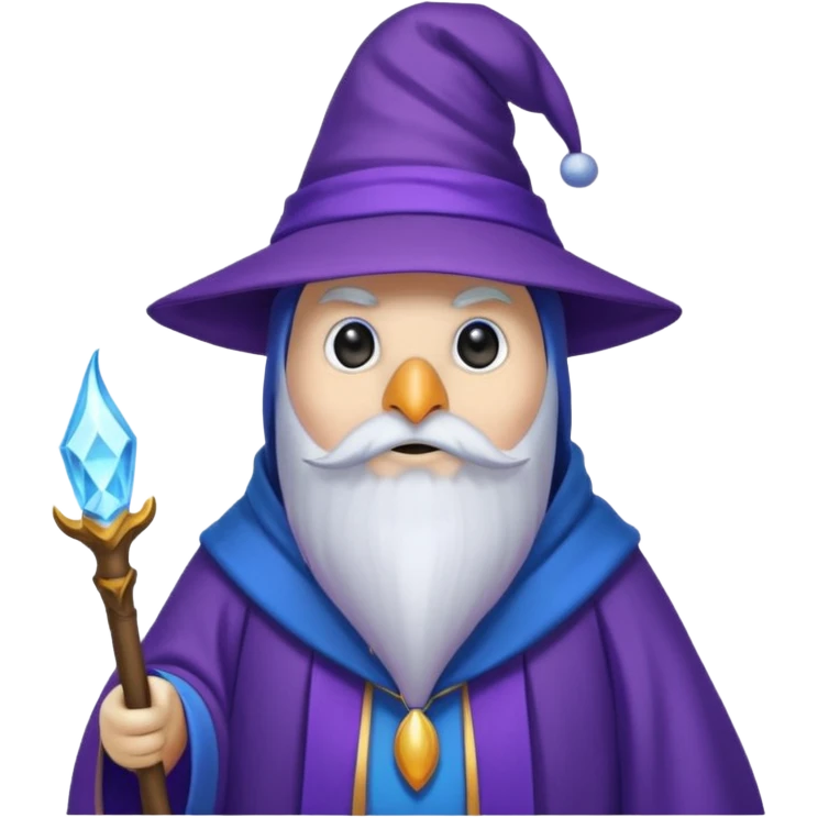Penguin Wizard emoji