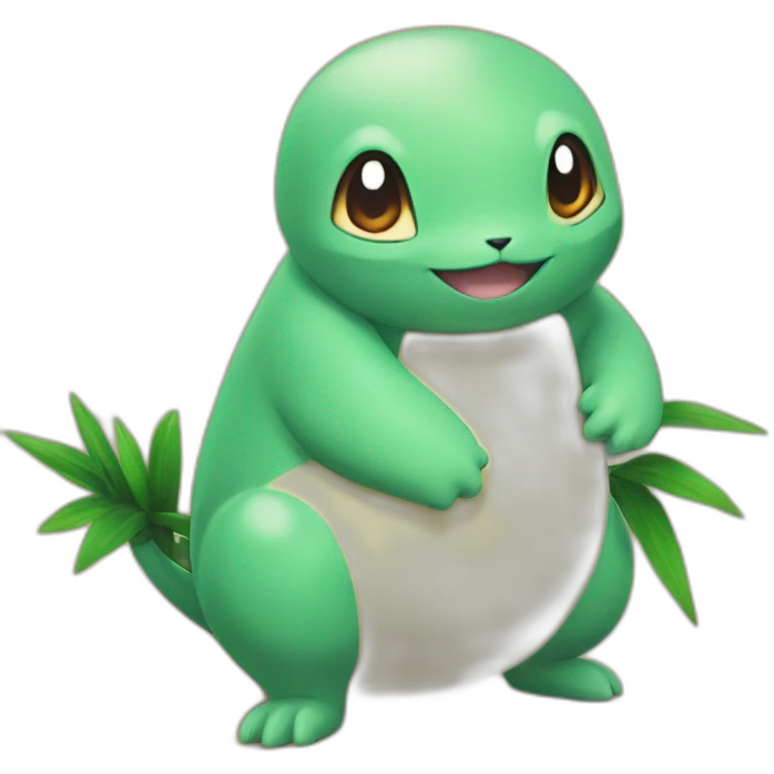 Pokemon en bambou emoji