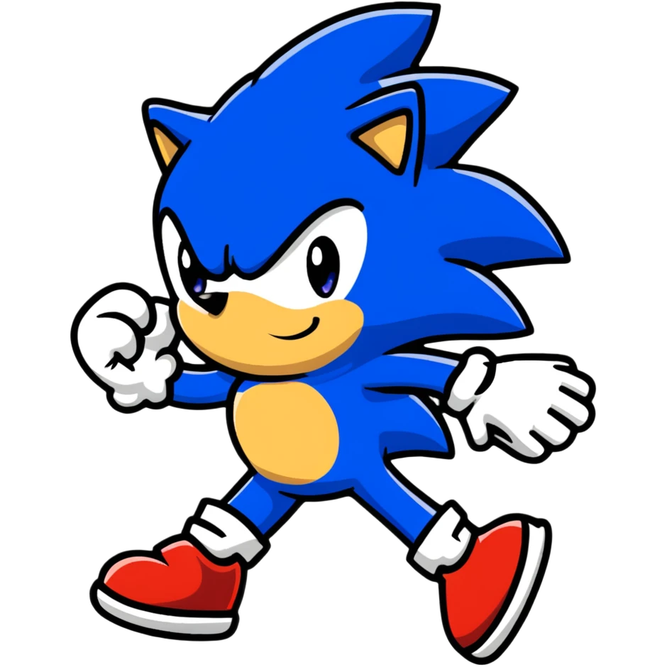 Sonic the Hedgehog emoji