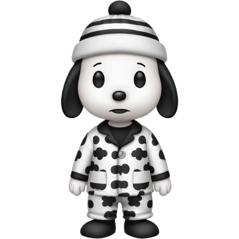 snoopy con gorrito de pijama emoji
