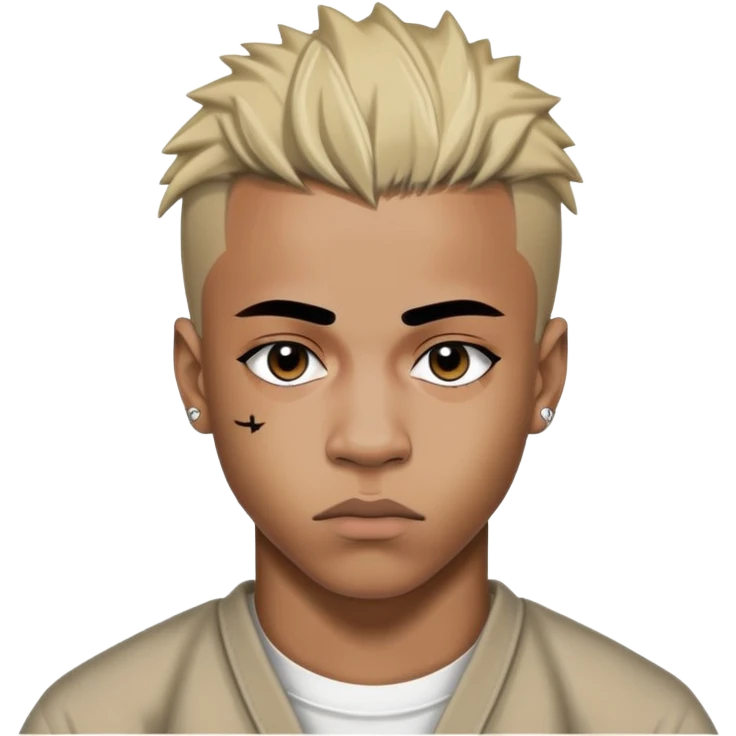 Xxxtentacion rapper, mugshot photo emoji