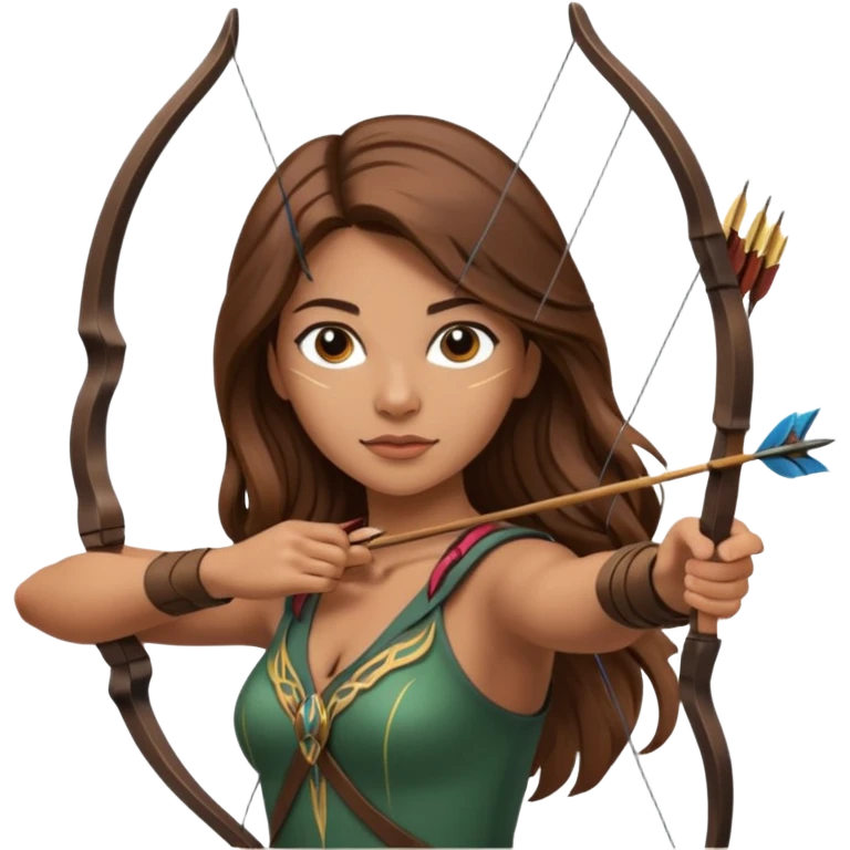 archer woman emoji