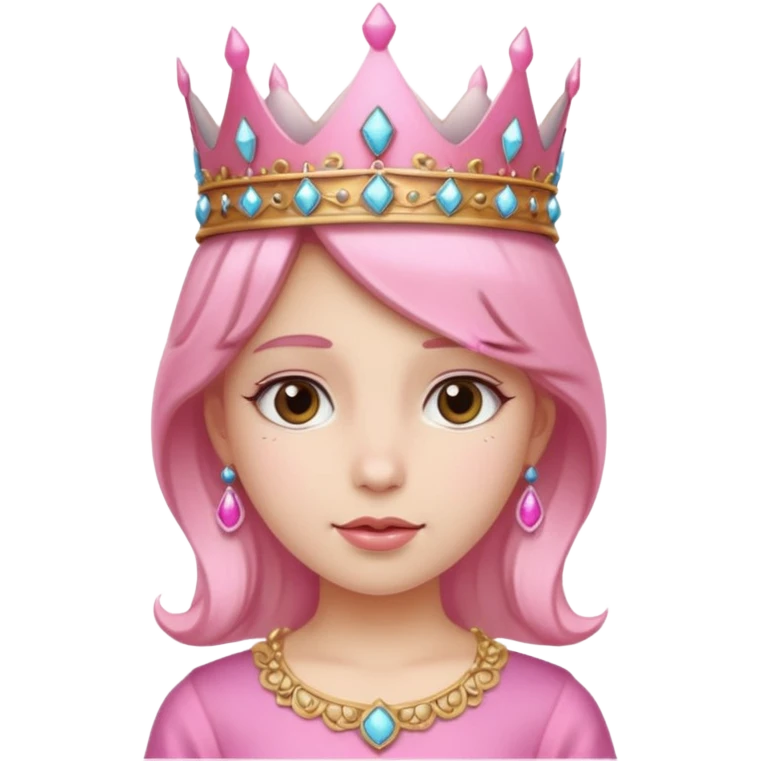 Pink 👑 for a girl  emoji