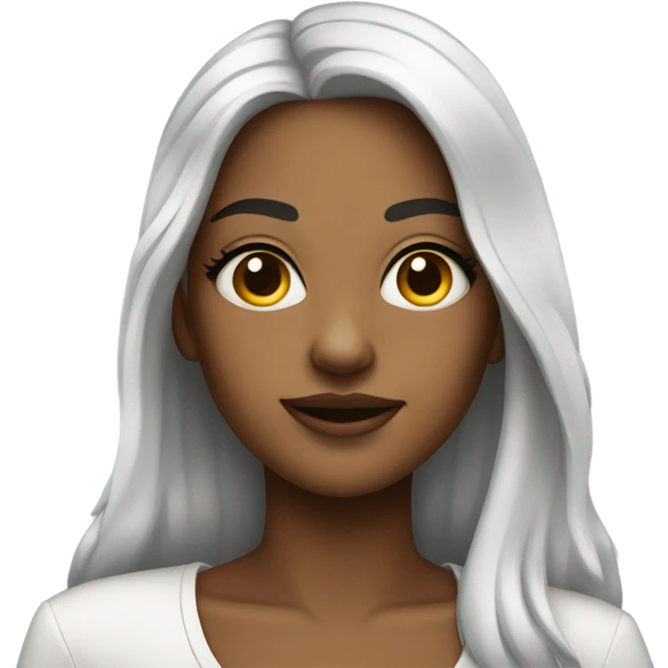 a cool, rich, savage girl emoji