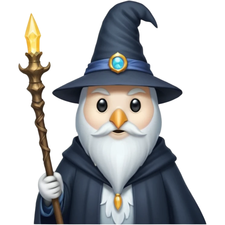 Penguin Wizard emoji
