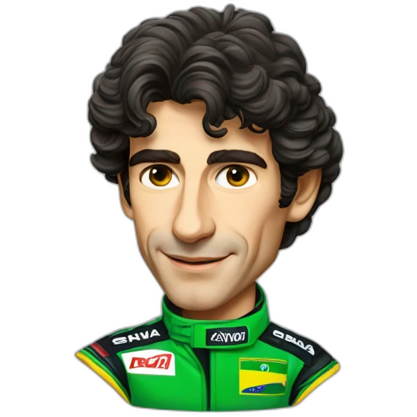 Ayrton Senna f1 brazil emoji