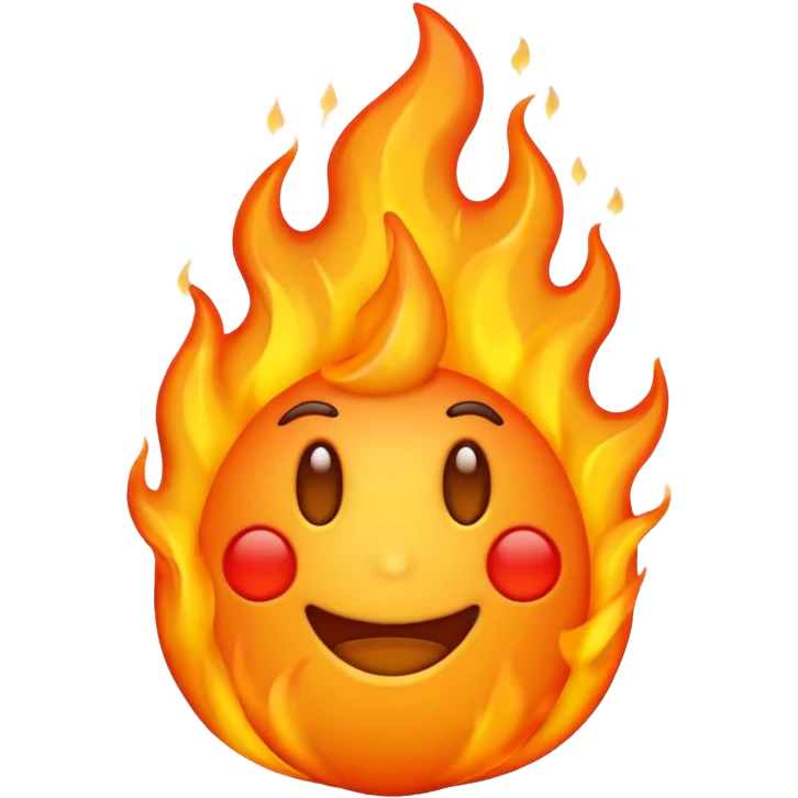 number ten emoji on fire emoji