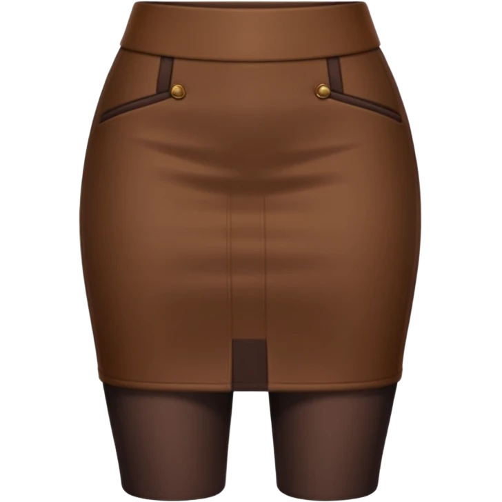 brown tight skirt emoji emoji