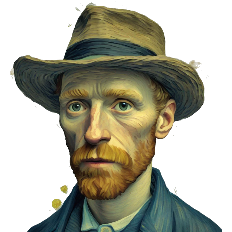 Van Gogh's Self-Portrait emoji