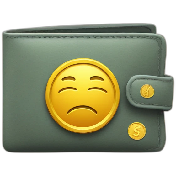 coin in wallet emoji