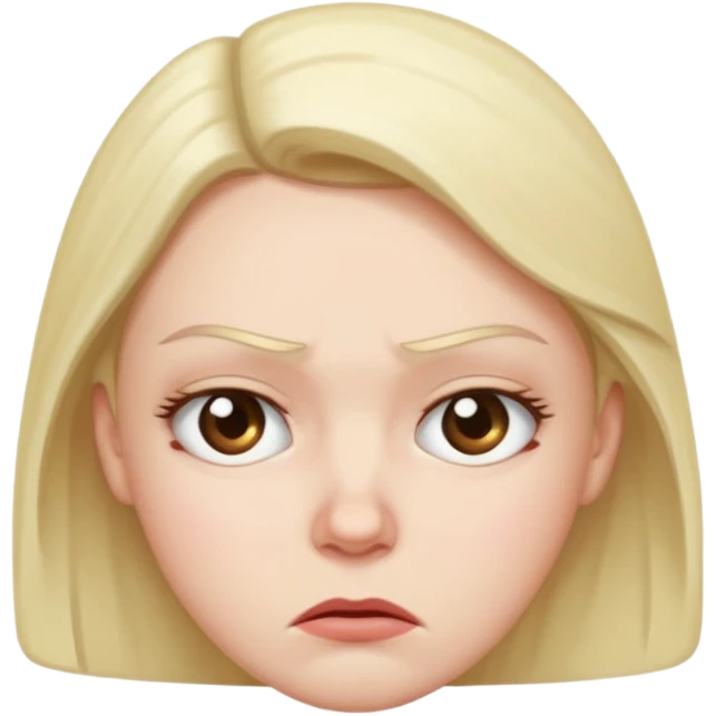 Annoyed lifted eyebrow  emoji