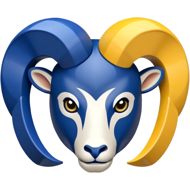 Los Angeles rams nfl logo emoji