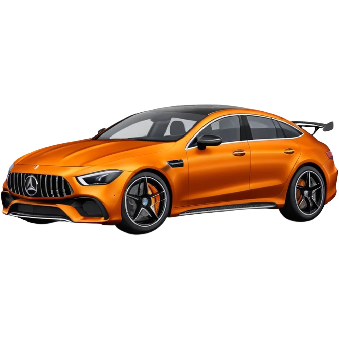 Mercedes amg gt 63 orange colour emoji