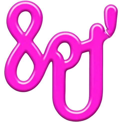 pink neon sign with the word hot emoji