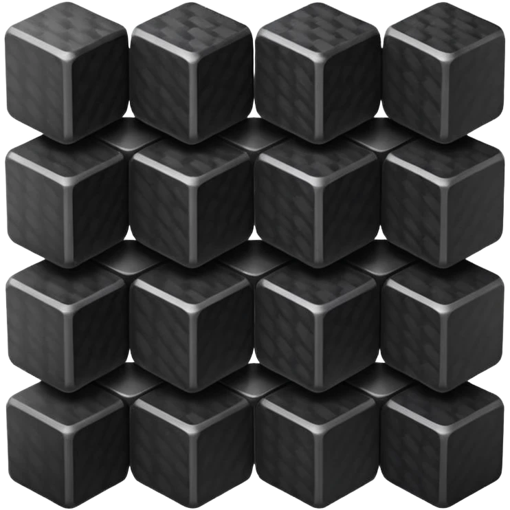 raw blocks of carbon fiber glass fiber composite materials emoji