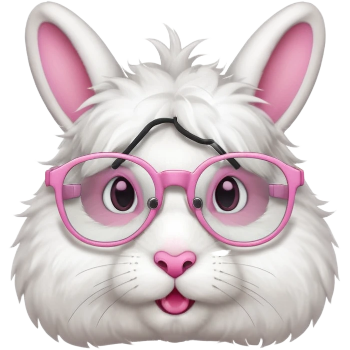rabbit with glasses emoji