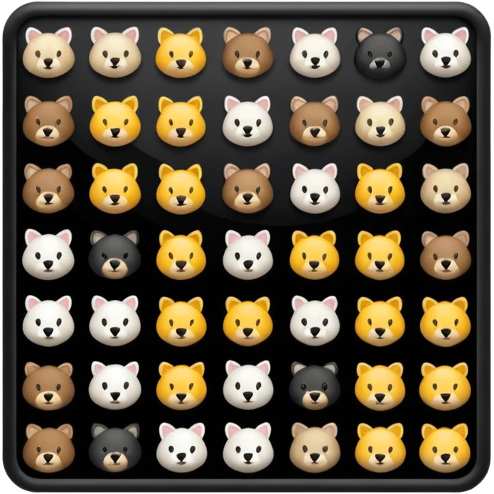 Woof bark meow caca moo baa awoo meow mew  emoji