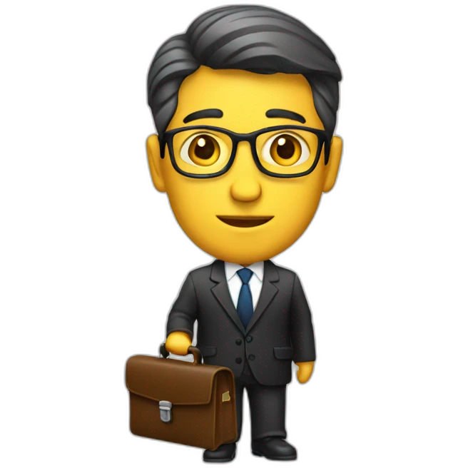 lawyer with briefcase emoji