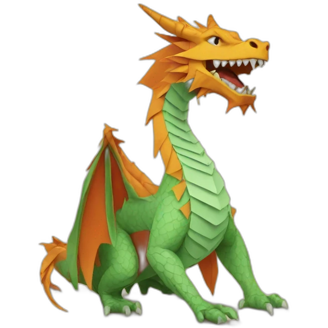 paper dragon emoji
