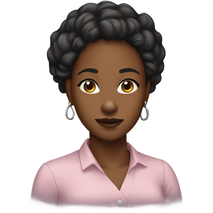 A black woman whos beatiful emoji