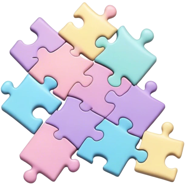 pastel puzzle emoji