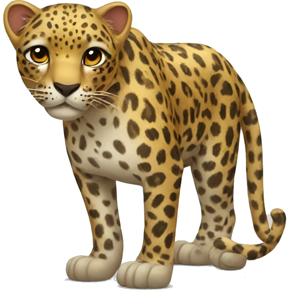 Leopard heard emoji